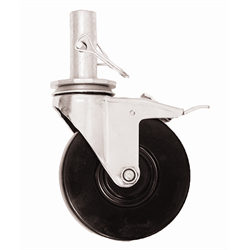 Circle Brand Round Stem Wheel for 6' Aluminum Folding Scaffold